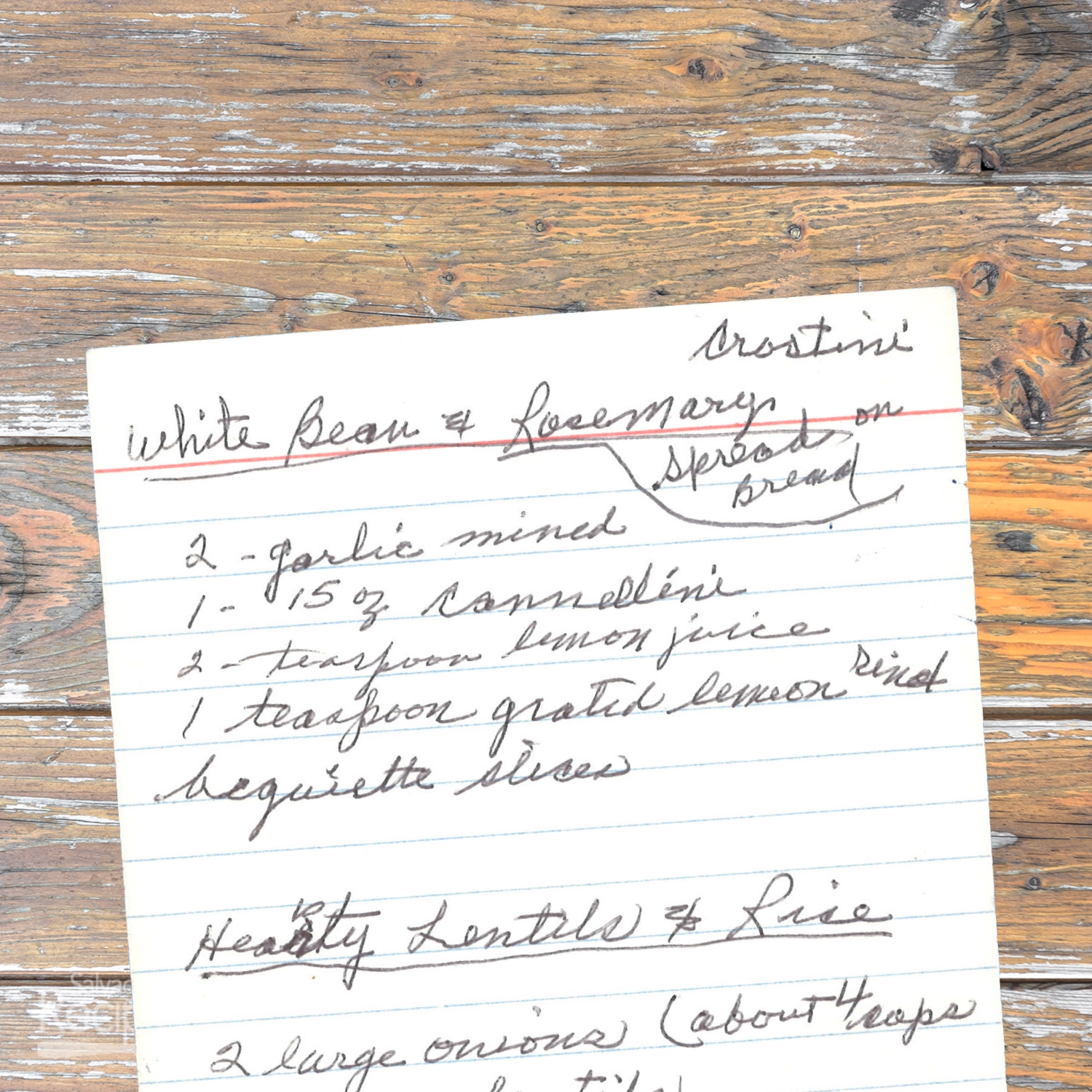 Italian White Bean and Rosemary Crostini