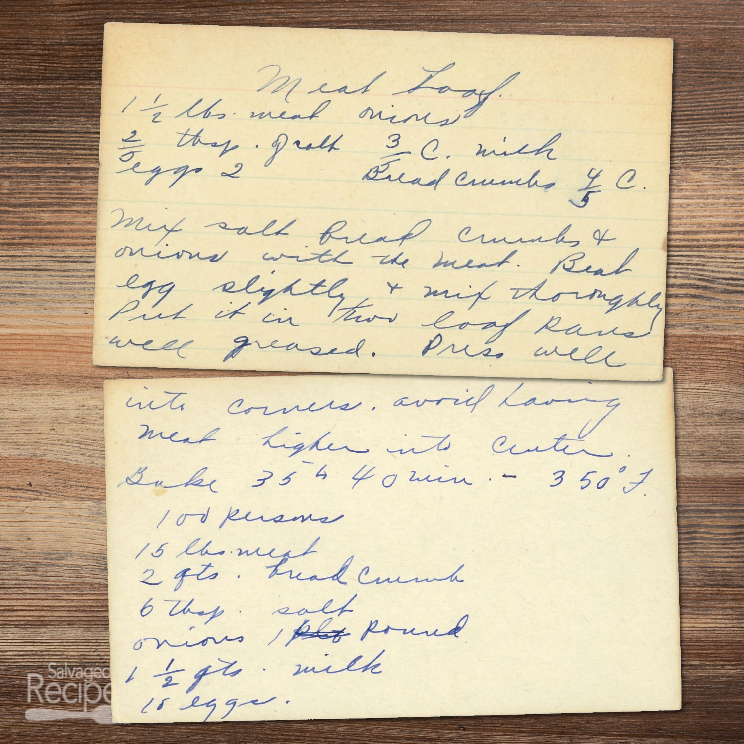 American Meat Loaf Just Like Grandma Made