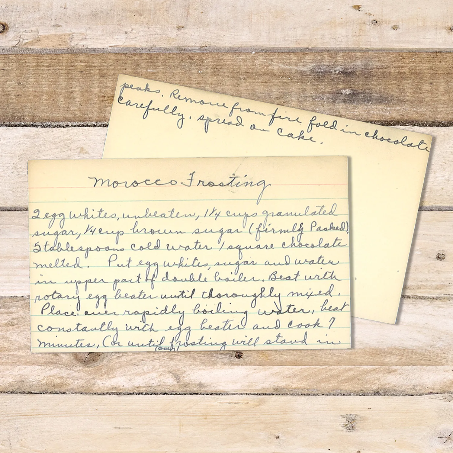 Morocco Chocolate Frosting