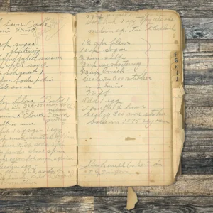 Handwritten recipe for One Egg Cake