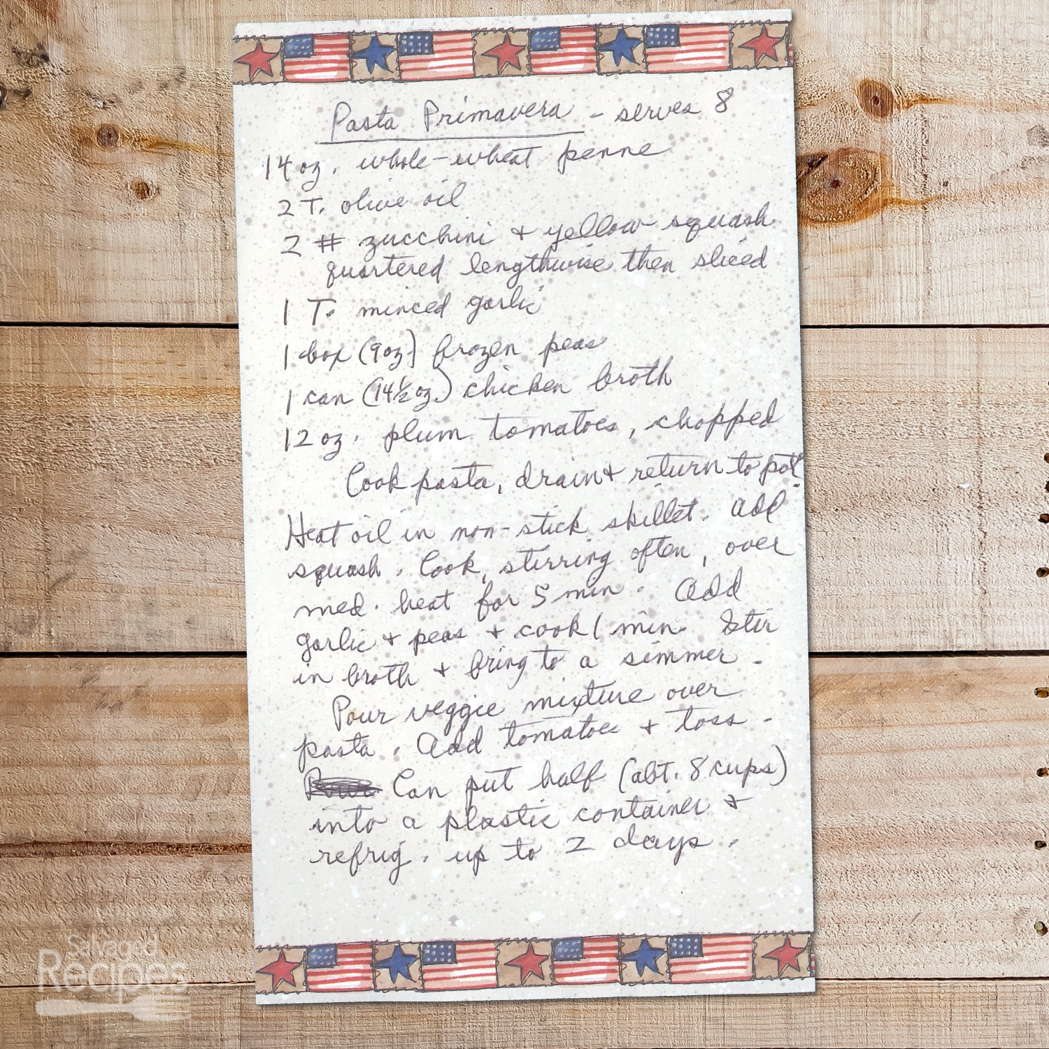 Pasta Primavera with Zucchini, Squash & Tomatoes