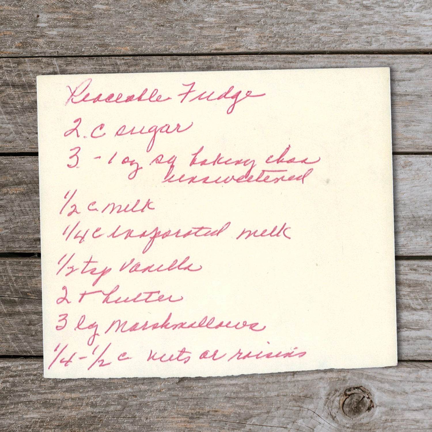 Classic Peaceable Chocolate Fudge