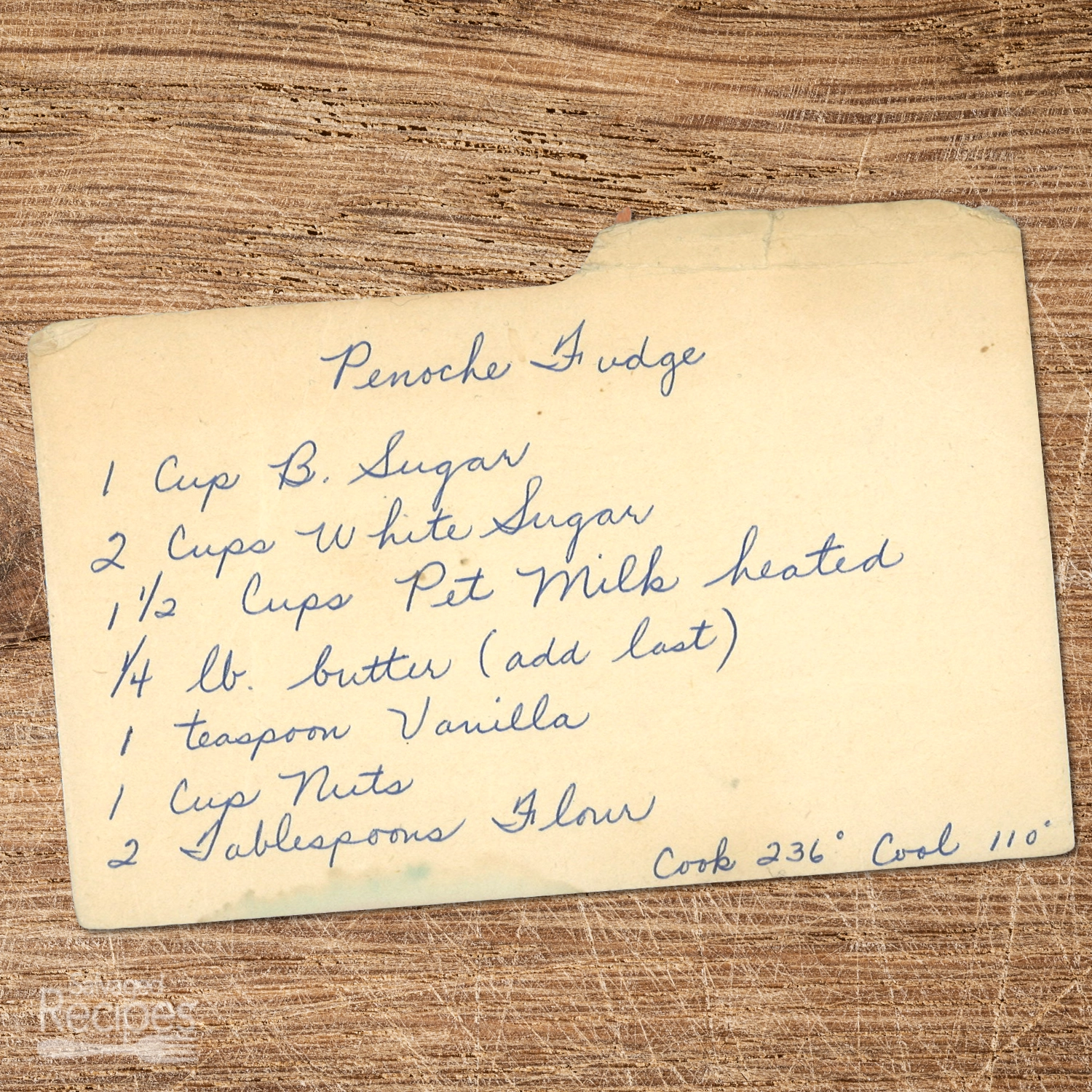 Penoche Fudge with Brown Sugar and Nuts