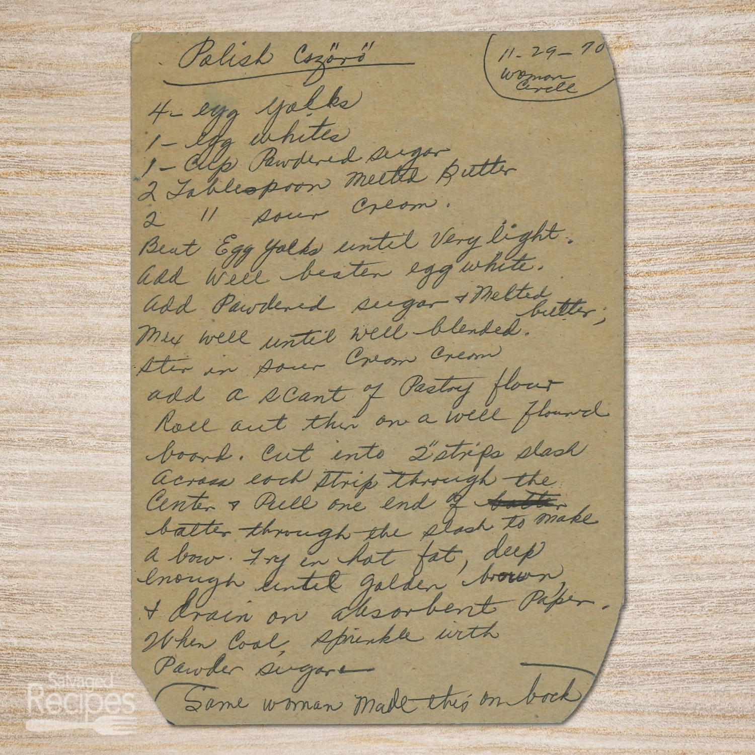 Polish Csöröge (Chruściki)