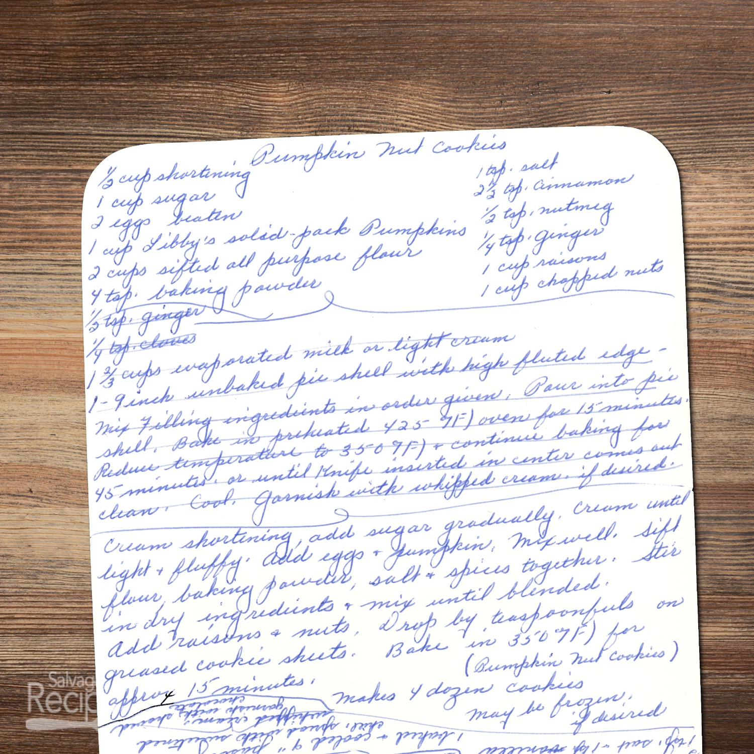 Pumpkin-Nut Cookies with Warm Fall Spices