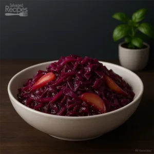 Red Cabbage and Apple
