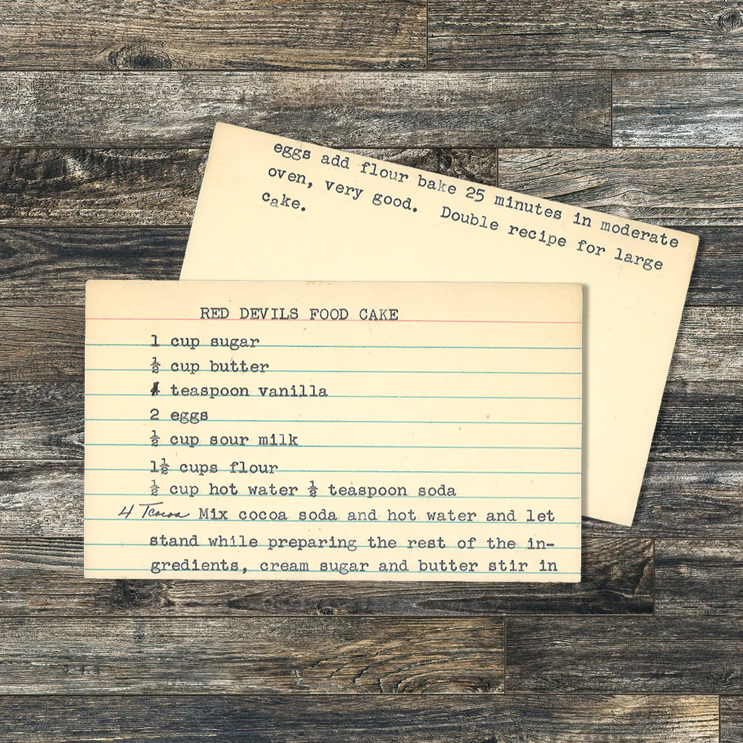 Red Devil’s Food Cake