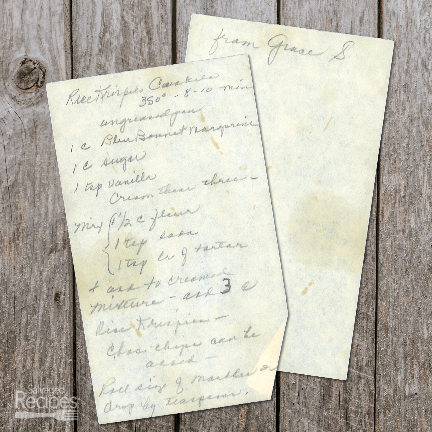 Crispy Rice Krispie Cookies from Grace