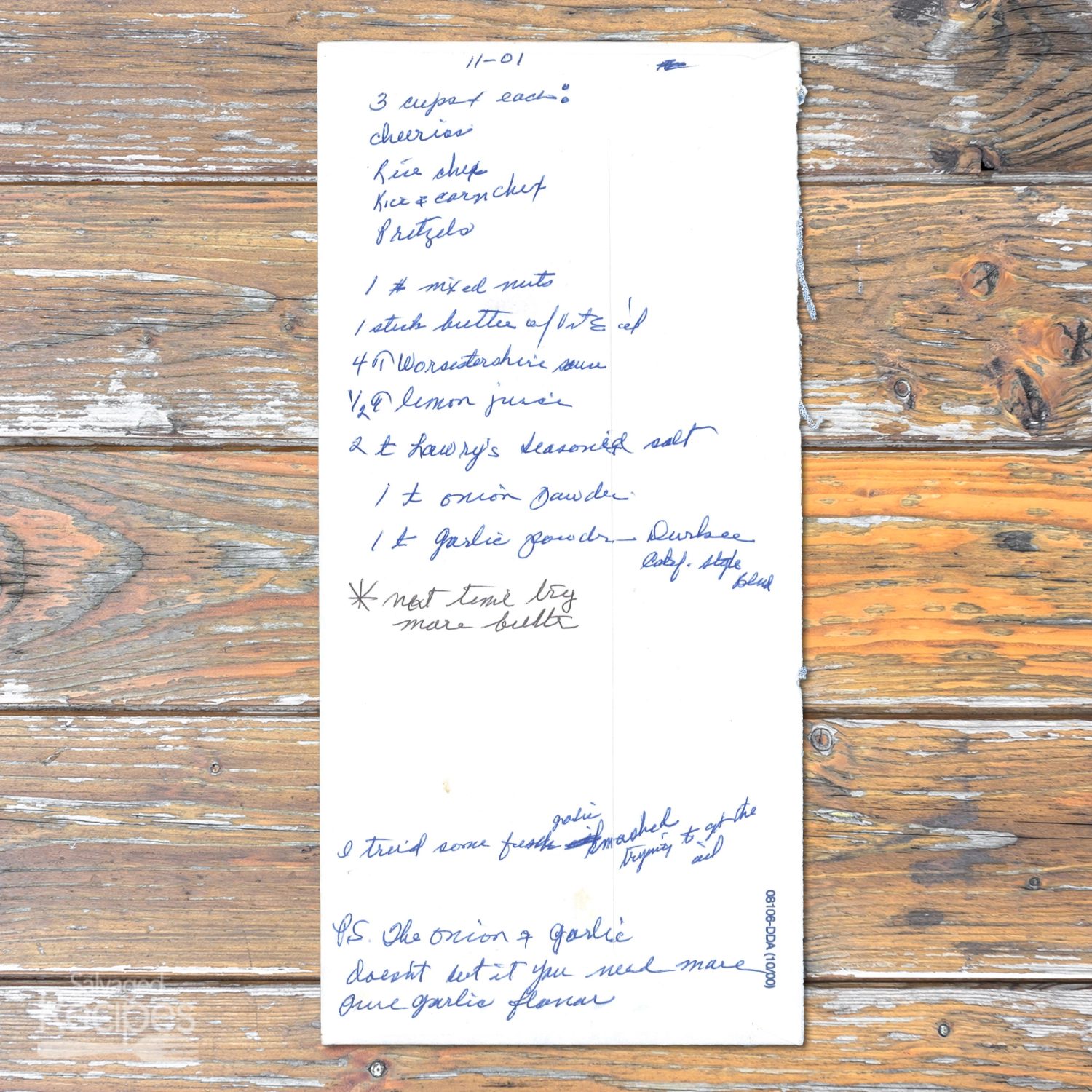 Savory Homemade Chex Party Mix with Nuts and Pretzels