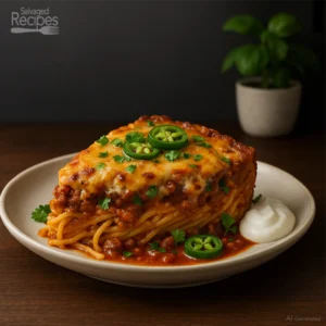 Southwest Spaghetti Pie
