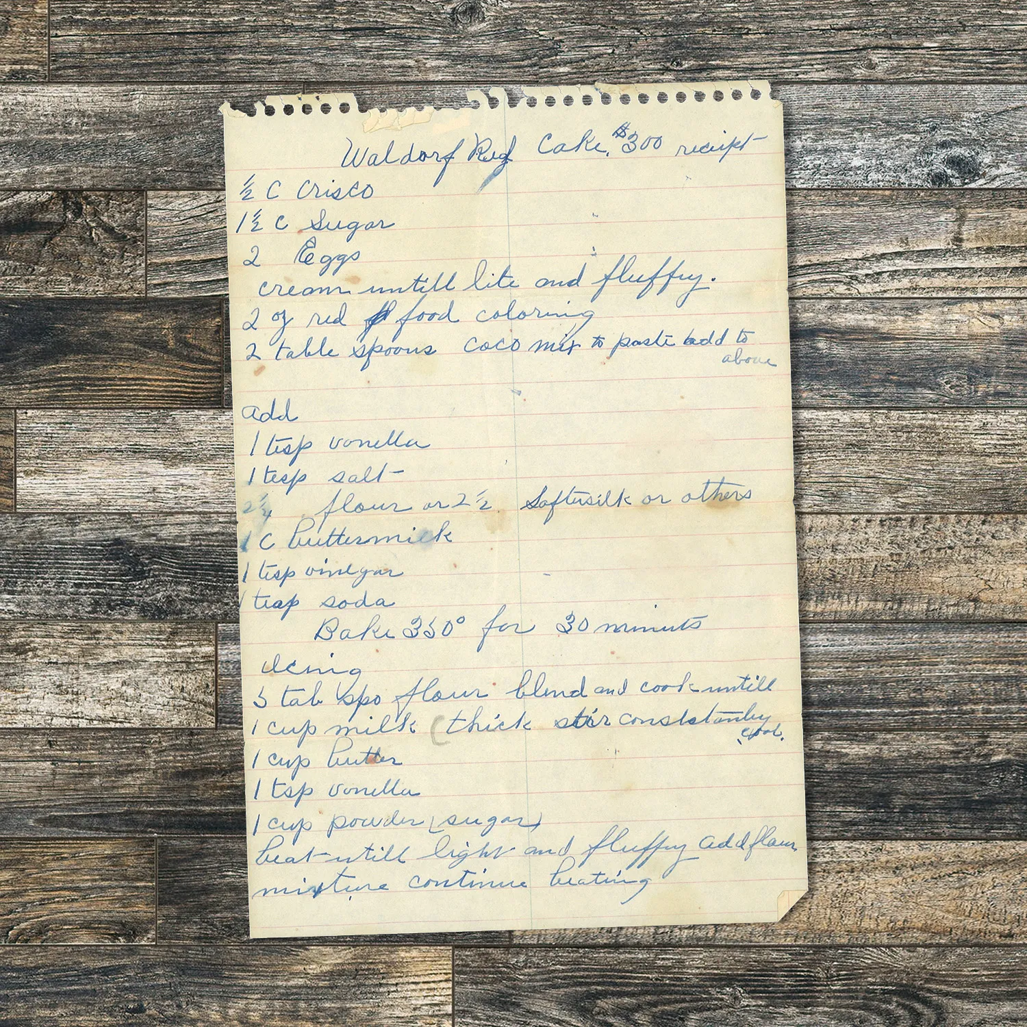 Waldorf Red Velvet Cake with Old-Fashioned Ermine Frosting