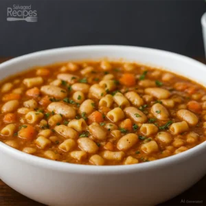 White Bean and Pasta Soup