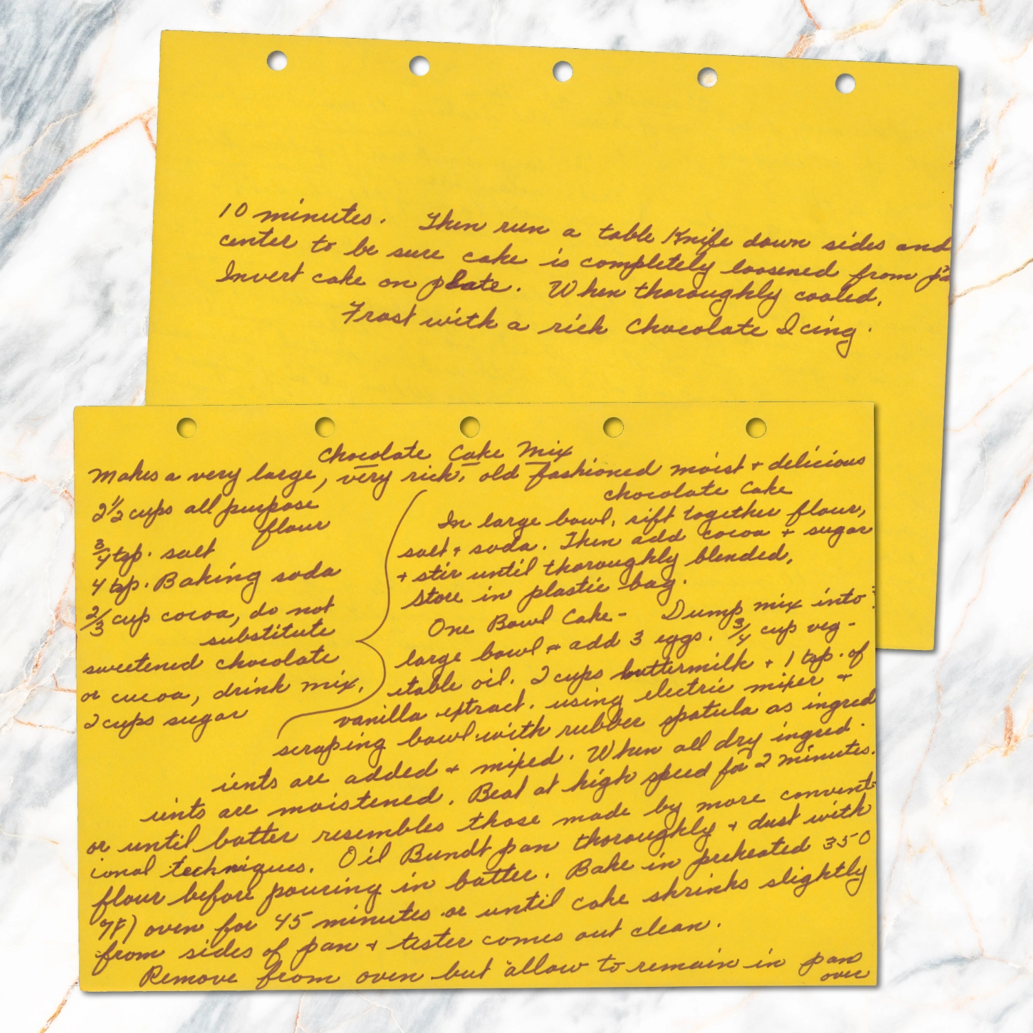 Old-Fashioned Moist Chocolate Cake