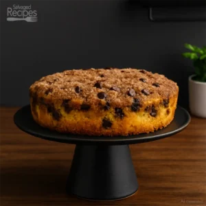 Chocolate Chip Crater Cake