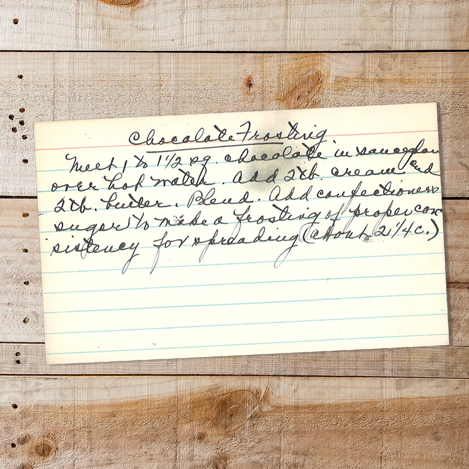 Classic Chocolate Frosting with Cream and Butter