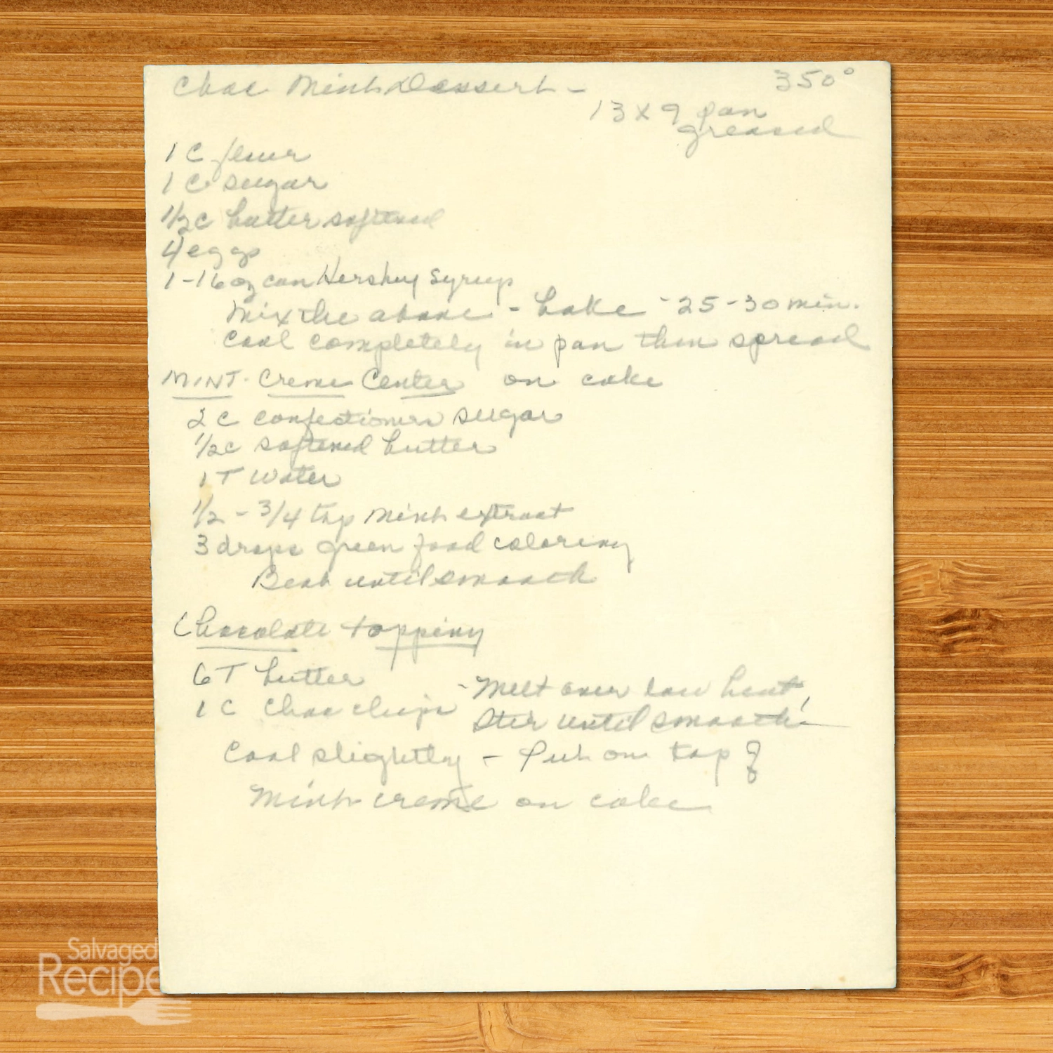 Chocolate Mint Dessert Bars with Silky Chocolate Glaze