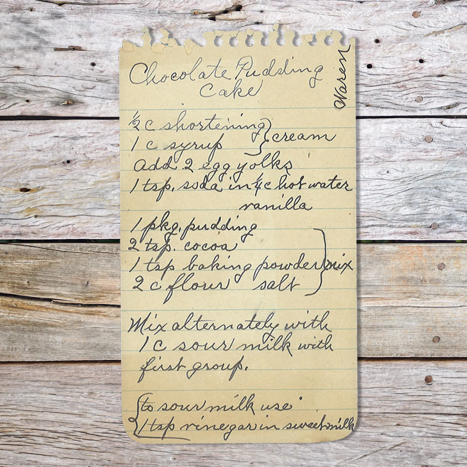 Old-Fashioned Chocolate Pudding Cake