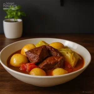 Chunks of Dutch Oven Tender Beef