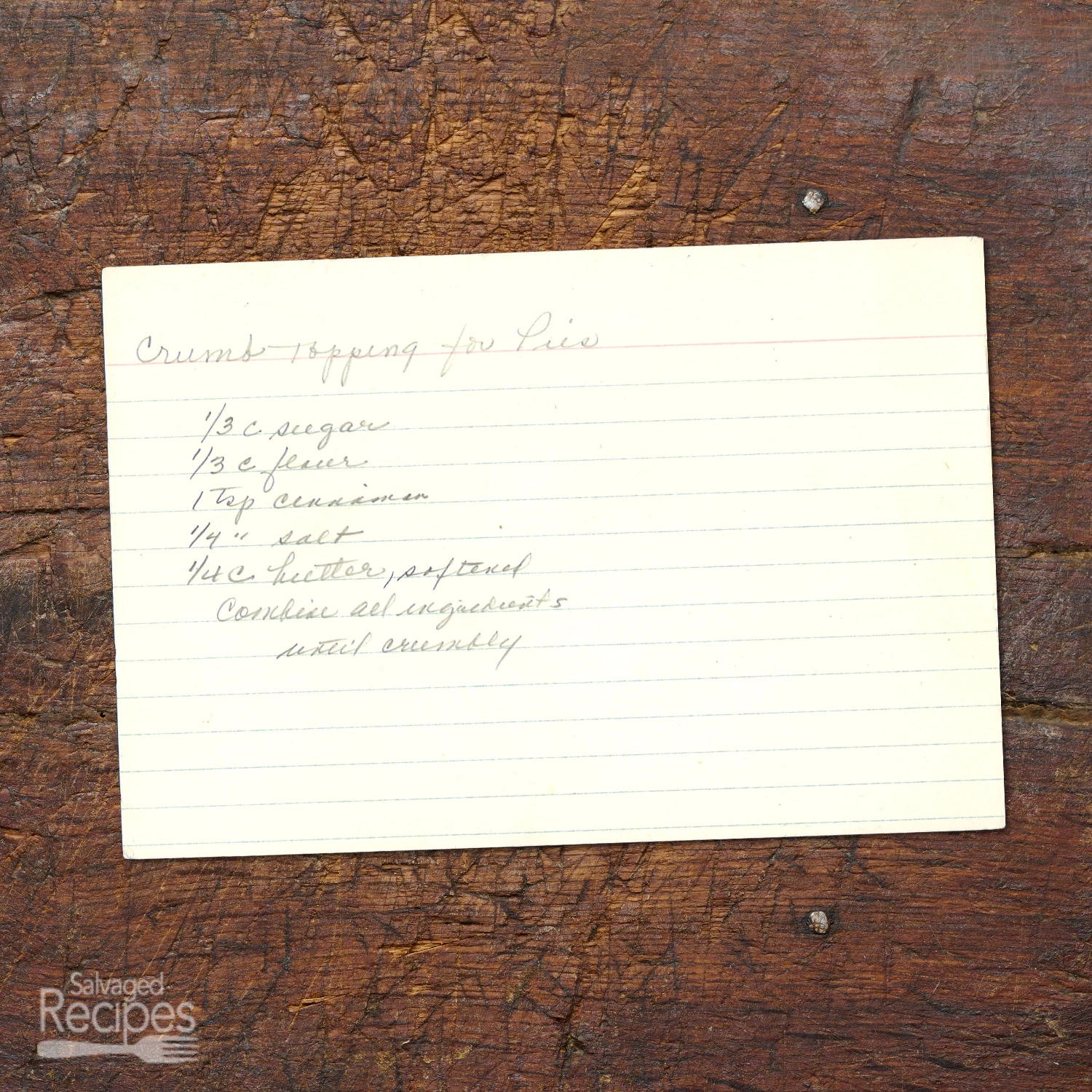 Easy Cinnamon Streusel Crumb Topping for Pies