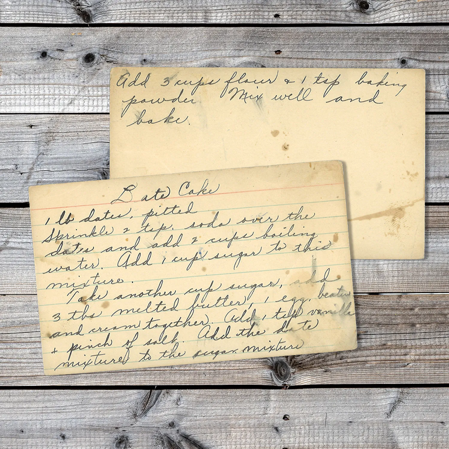 Old-Fashioned Moist Date Cake