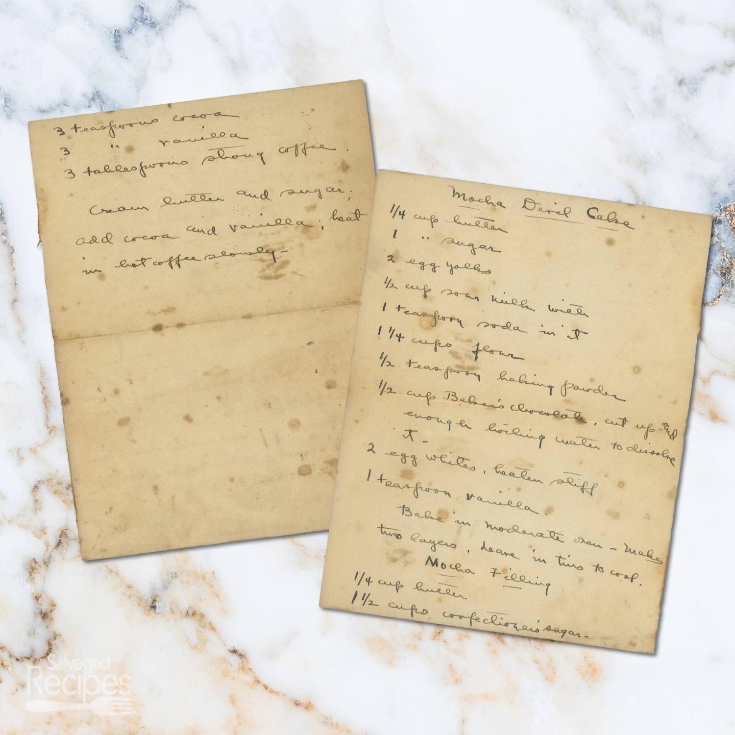 Mocha Devil’s Food Layer Cake with Coffee Frosting