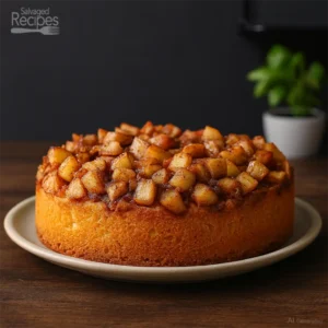 Cake with Apple Topping