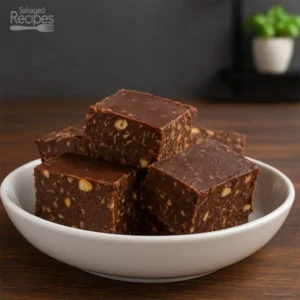 Chocolate Fudge with Peanuts