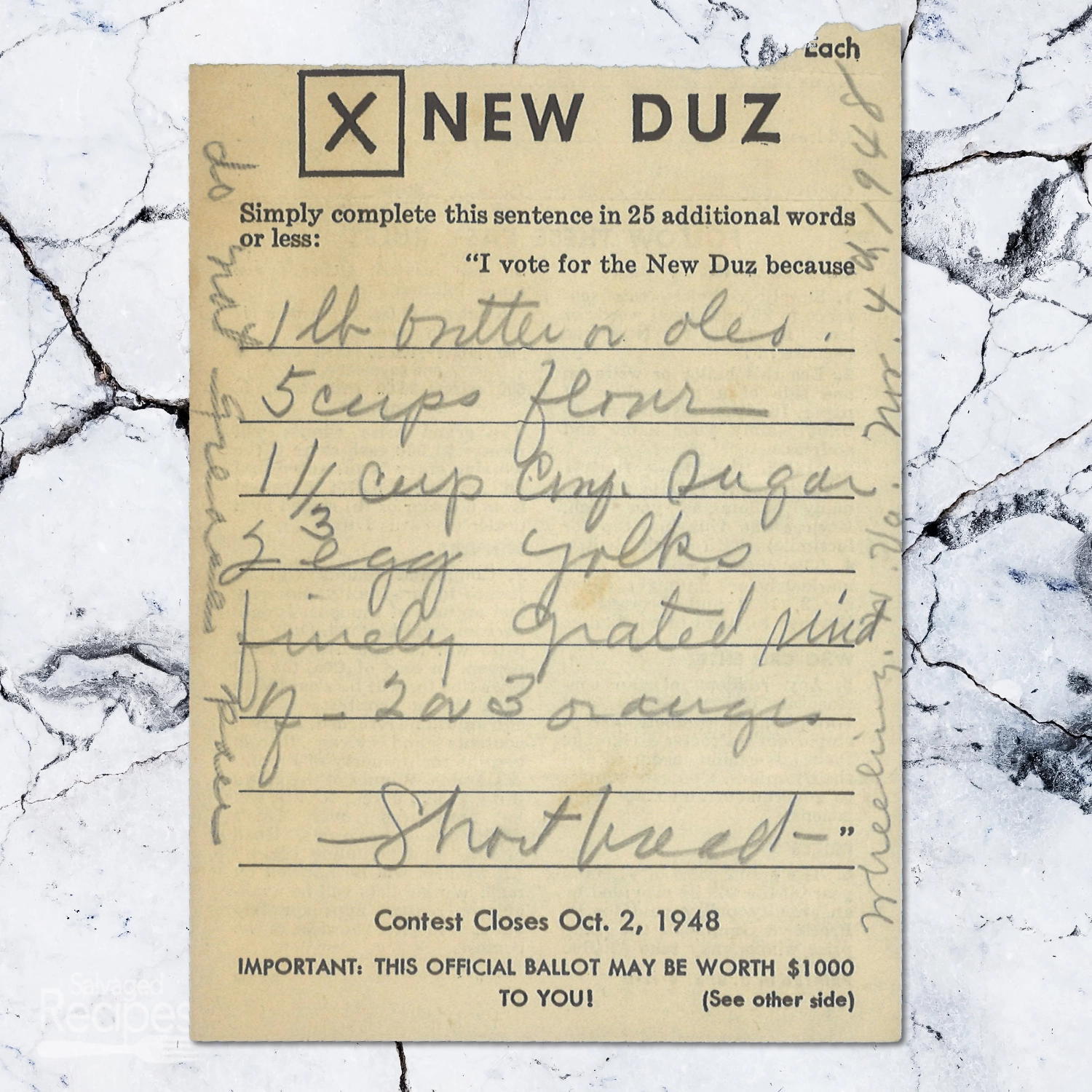 Buttery Shortbread with Orange Zest