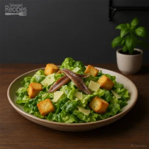 Caesar Salad for Two from Different Pointe of View