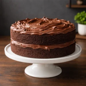 Chocolate Mallow Devils Food Cake