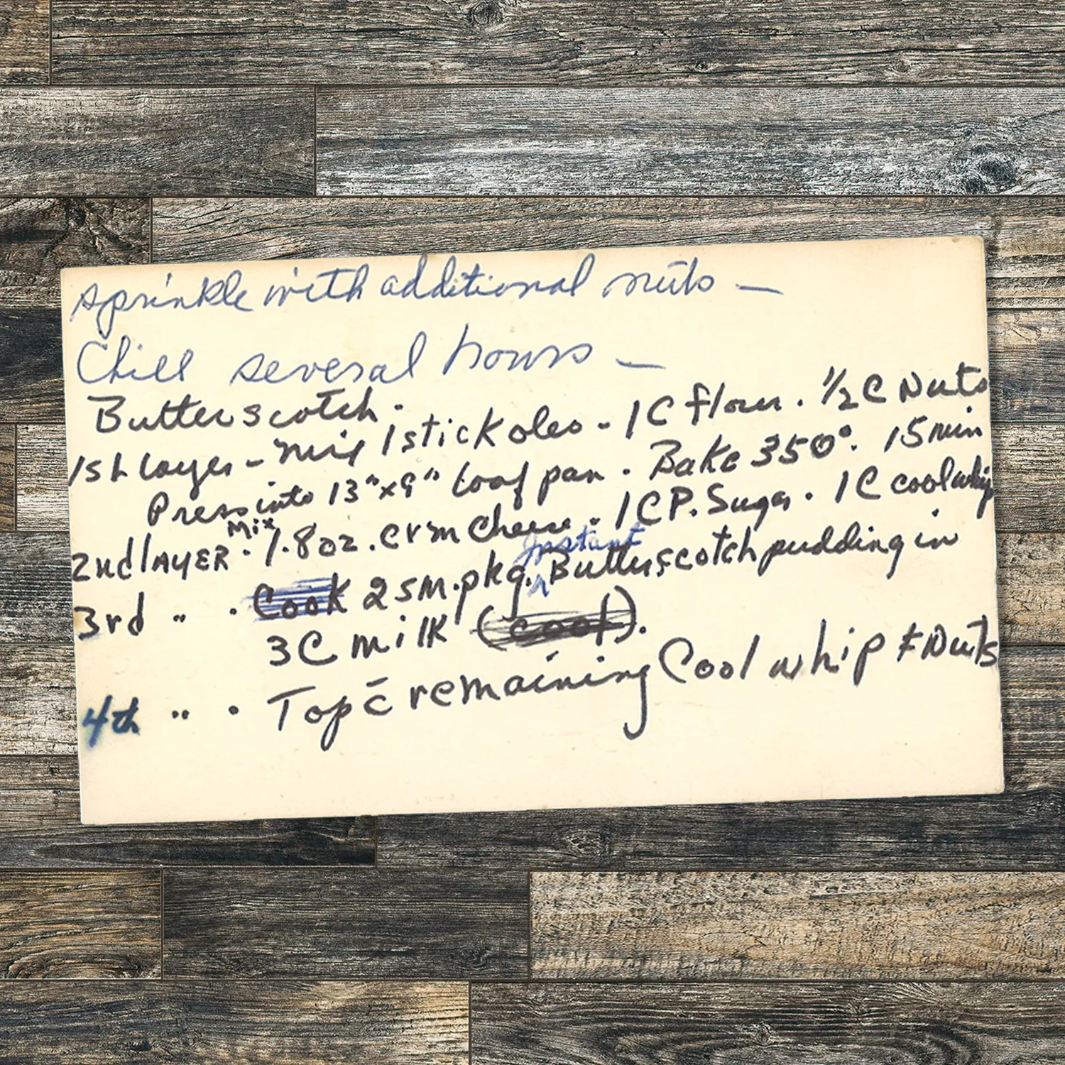 Layered Butterscotch Delight with Cream Cheese and Nut Crust