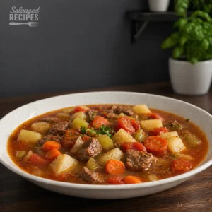 Handwritten recipe card for Betty Crocker Soup