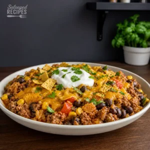 Cheesy Nacho Beef Dinner