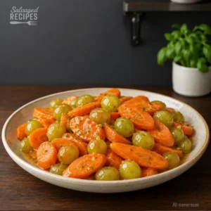 Glazed Carrots with Grapes