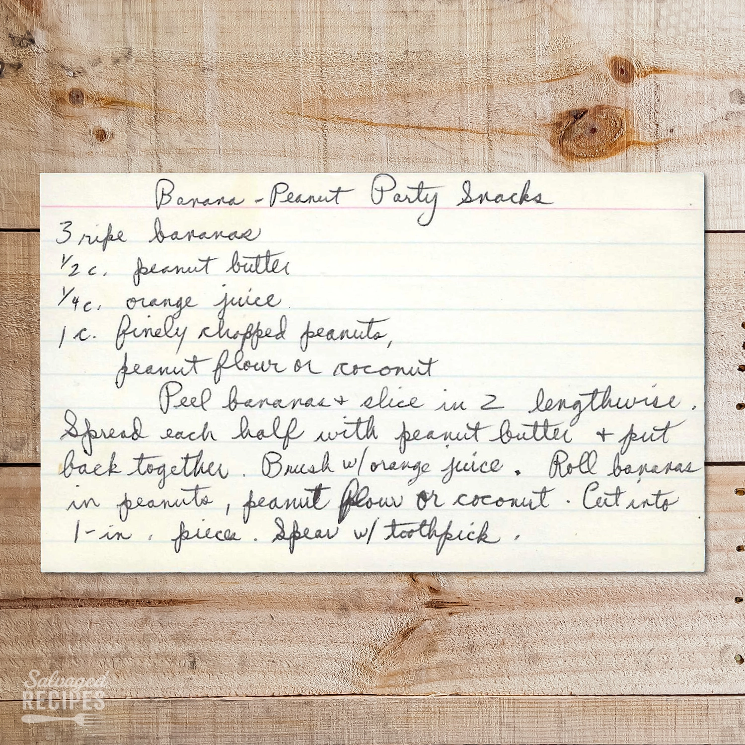 Banana Peanut Party Snacks