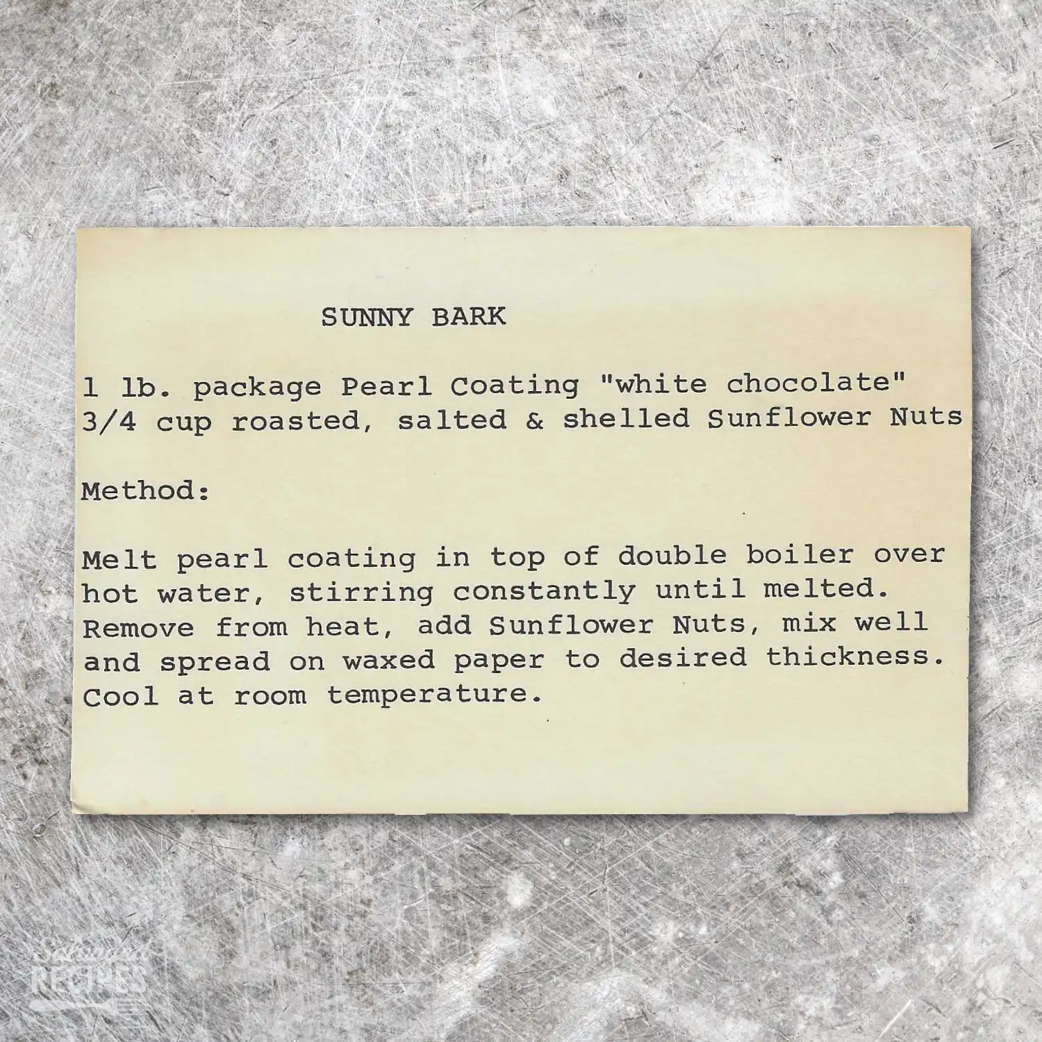 Sunny White Chocolate Bark