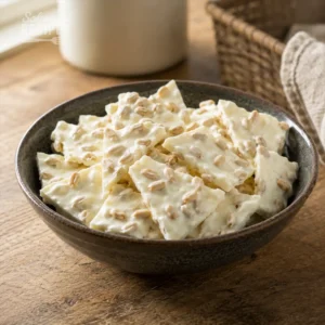 white chocolate bark