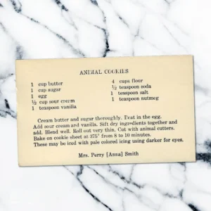 Animal Cookies