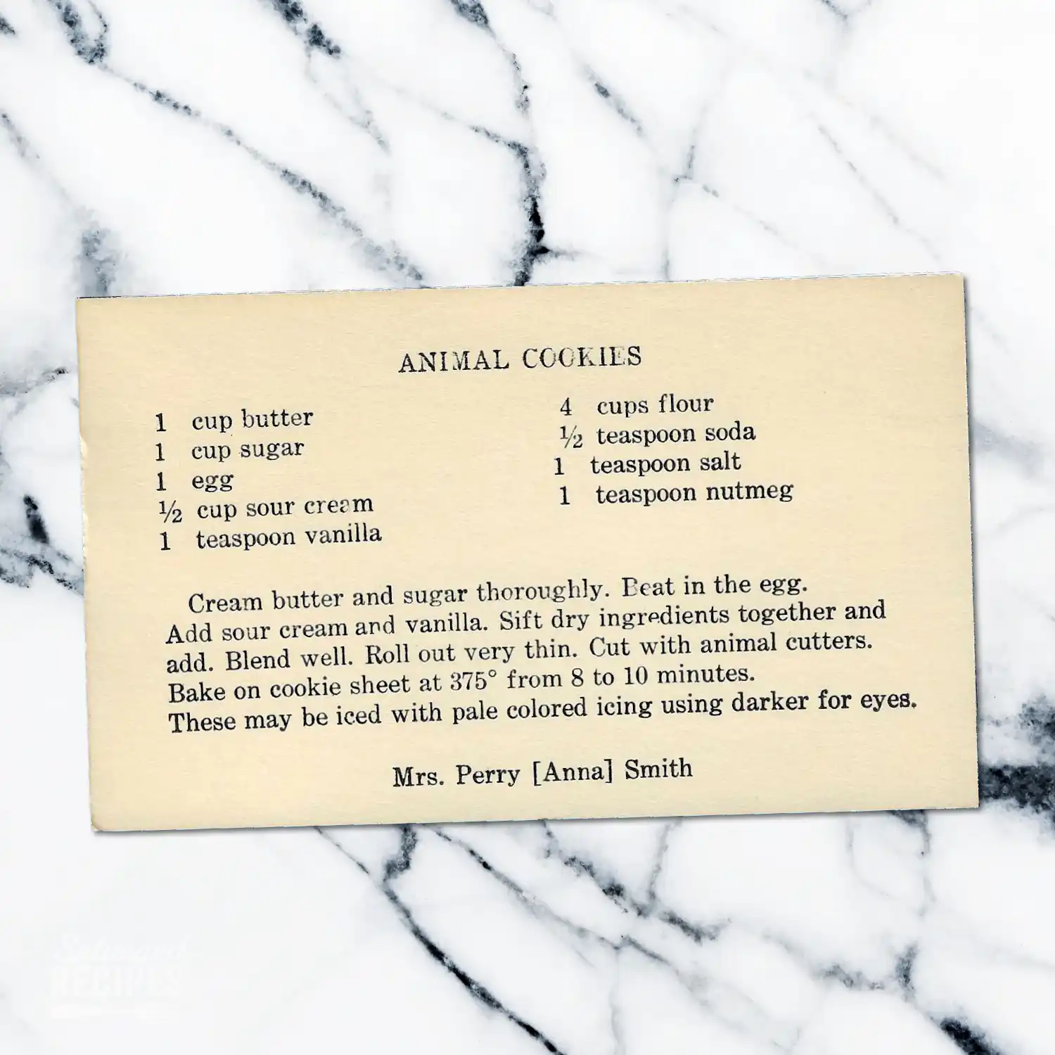 Animal Cookies