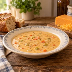 Beer-Cheese Soup