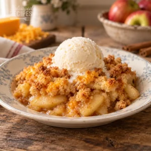 Cheesy Apple Crisp