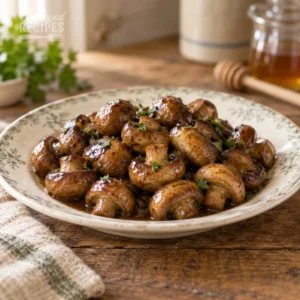 Honey Glazed Mushrooms