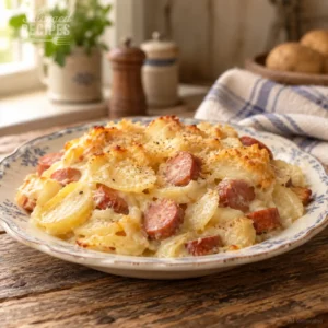 Wiener-Potato Casserole