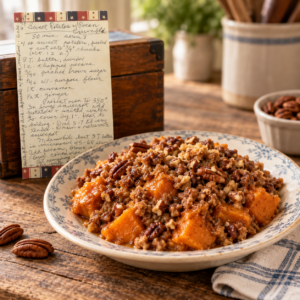 Sweet Potatoes with Pecan Crumble