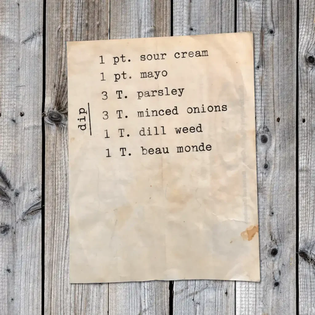 dip recipe