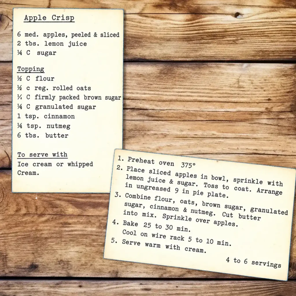 Apple Crisp