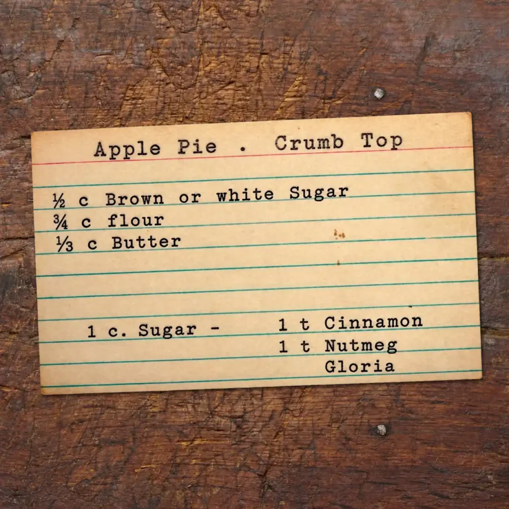 Apple Pie Crumb Topping