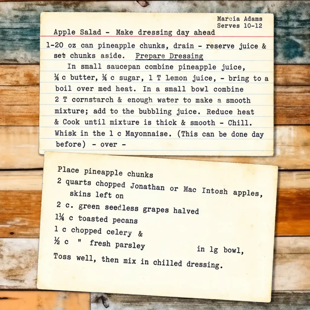 Apple Salad recipe