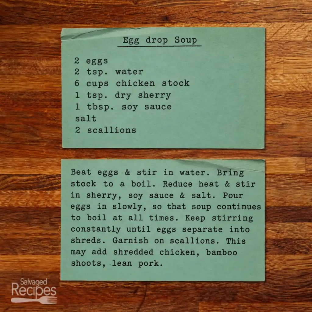 Egg Drop Soup