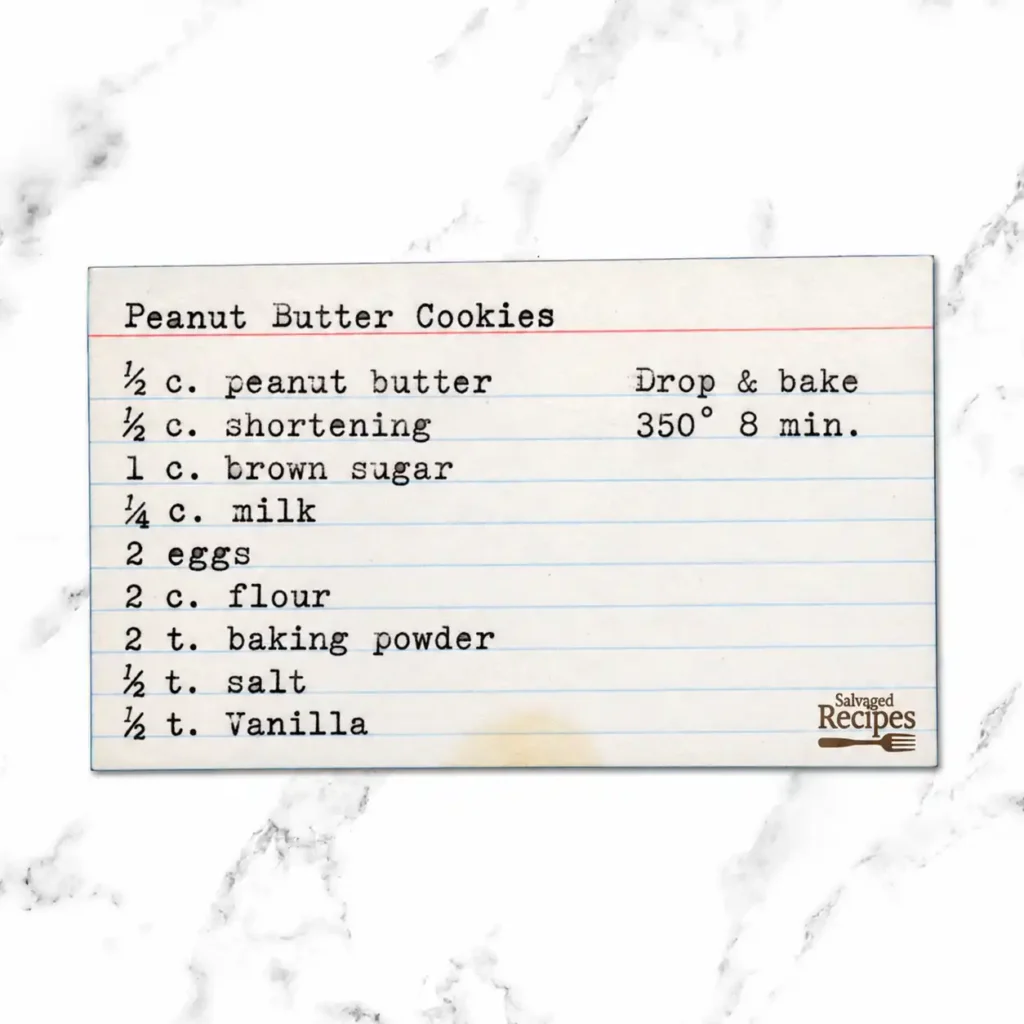 Peanut Butter Cookies